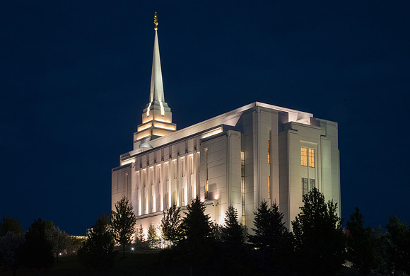 Rexburg, Idaho Temple. Spring 2018