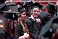 Graduates during convocation for the College of Performing and Visual Arts.
