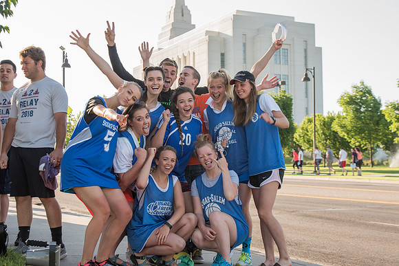 BYU-Idaho Temple 2 Temple Relay. Spring Semester. Jun 2018
