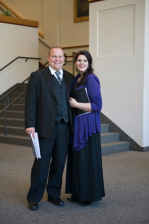 Taking a break on the campus of College of Southern Idaho before the preformance.
