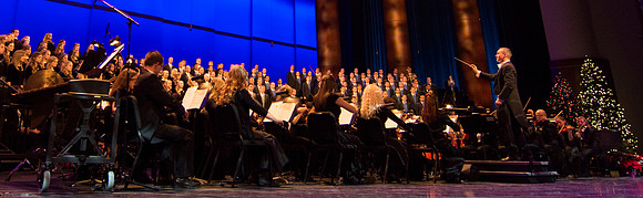 BYU-Idaho Choirs and Orchestra perform at A BYU-Idaho Christmas Concert featuring The King Singers.