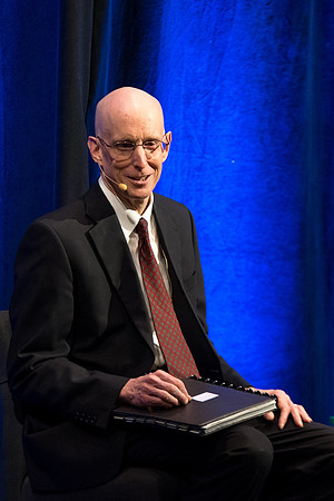 President Henry J. Eyring and Sister Eyring answering students questions about Academic Planning from live audience and onine students.
