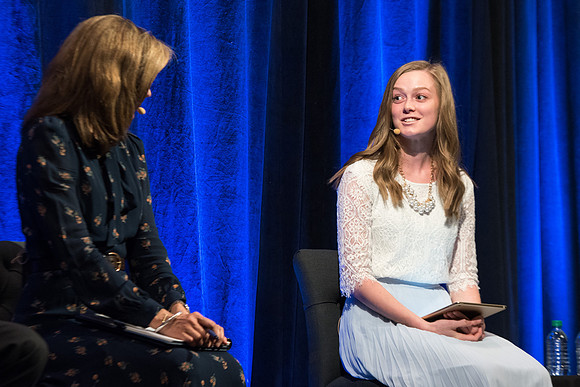 President Henry J. Eyring and Sister Eyring answering students questions about Academic Planning from live audience and onine students.