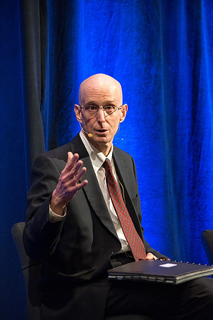 President Henry J. Eyring and Sister Eyring answering students questions about Academic Planning from live audience and onine students.