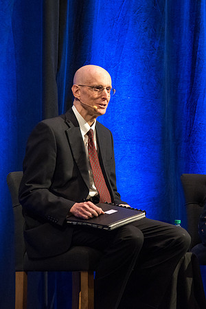 President Henry J. Eyring and Sister Eyring answering students questions about Academic Planning from live audience and onine students.