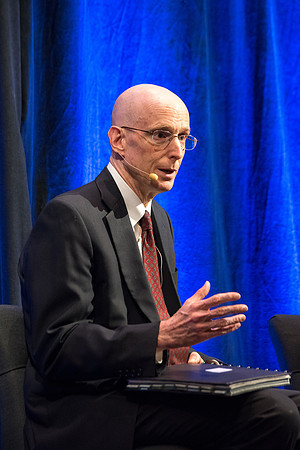 President Henry J. Eyring and Sister Eyring answering students questions about Academic Planning from live audience and onine students.