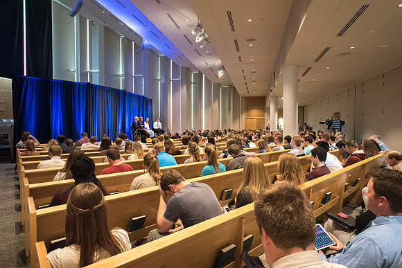 Students are invited to attend Hour with Eyring at the Taylor Chapel.