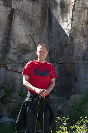 Scouting trip at Teton Dam area for Admisssion's viewbook. June 2018