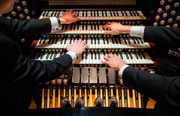 Daniel Kerr and David to perform at an Organ Duet concert in the Barrus Concert Hall.