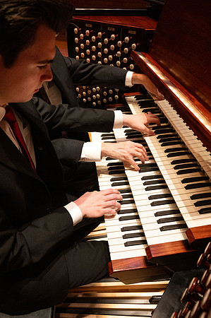 Daniel Kerr and David to perform at an Organ Duet concert in the Barrus Concert Hall.
