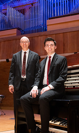 Daniel Kerr and David to perform at an Organ Duet concert in the Barrus Concert Hall.