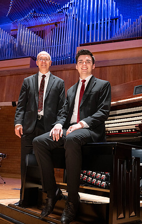 Daniel Kerr and David to perform at an Organ Duet concert in the Barrus Concert Hall.