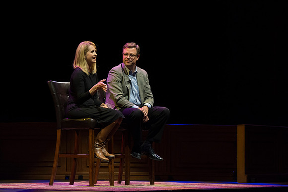 President and Sister Gilbert speak to the students about dating and marriage.