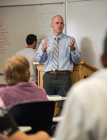 Preparation for Marriage and Family Relations class taught by Cole Ratcliffe.