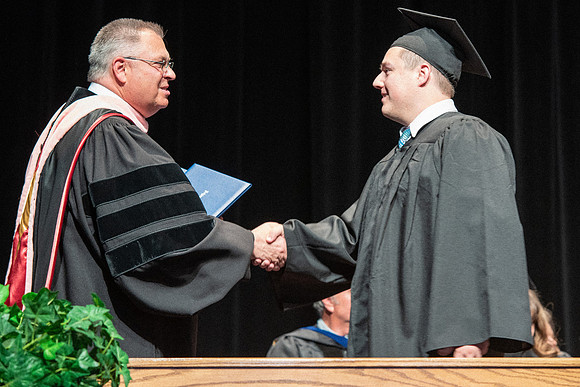 Graduates during Interdisciplinary Studies convocation.