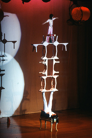 Peking Acrobats Perform at Ricks College - Center Stage - Feb 1989