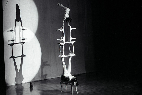 Peking Acrobats Perform at Ricks College - Center Stage - Feb 1989