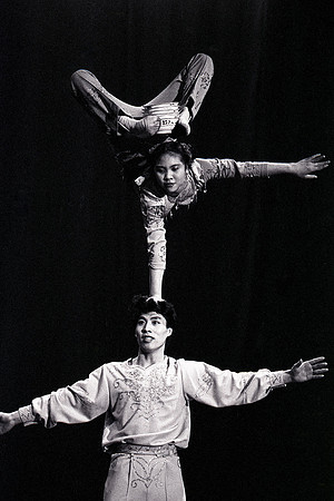 Peking Acrobats Perform at Ricks College - Center Stage - Feb 1989