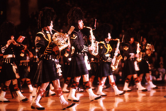 Black Watch Marching Band Performs at Ricks College - Center Stage - Nov 1989