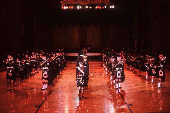 Black Watch Marching Band Performs at Ricks College - Center Stage - Nov 1989