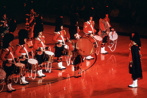 Black Watch Marching Band Performs at Ricks College - Center Stage - Nov 1989