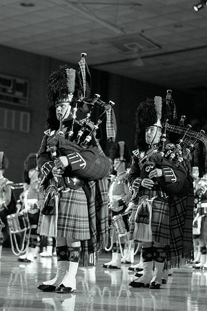 Black Watch Marching Band Performs at Rick's College - Center Stage - Nov 1989