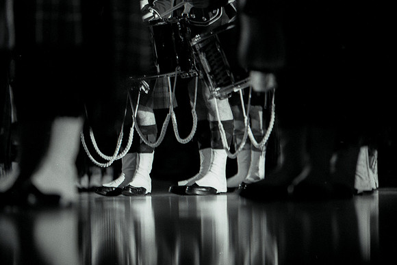 Black Watch Marching Band Performs at Rick's College - Center Stage - Nov 1989