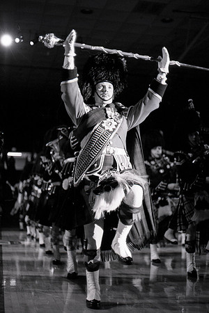 Black Watch Marching Band Performs at Rick's College - Center Stage - Nov 1989