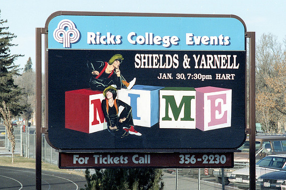 Shields and Yarnell Event Billboard - Center Stage - Jan 1992