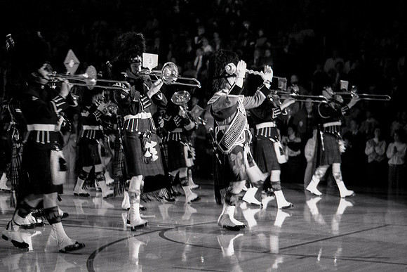 Black Watch Marching Band Performs at Rick's College - Center Stage - Nov 1989