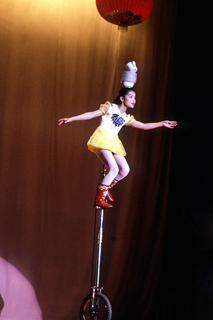 Peking Acrobats Perform at Ricks College - Center Stage - Feb 1989