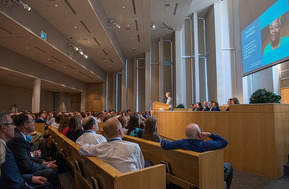 BYU-Idaho Online instructors meet on campus for a conference. The theme is "Building A Community of Learners"