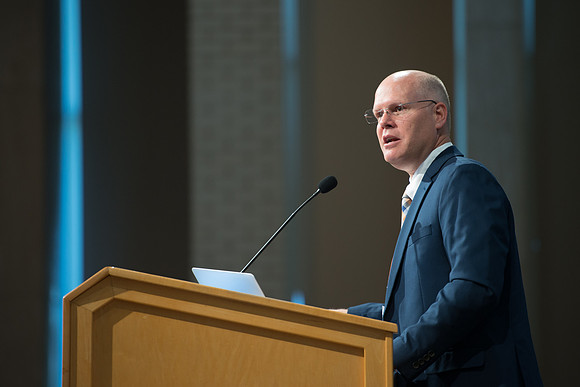 BYU-Idaho Online instructors meet on campus for a conference. The theme is "Building A Community of Learners"