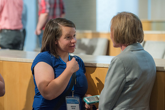 BYU-Idaho Online instructors meet on campus for a conference. The theme is "Building A Community of Learners"