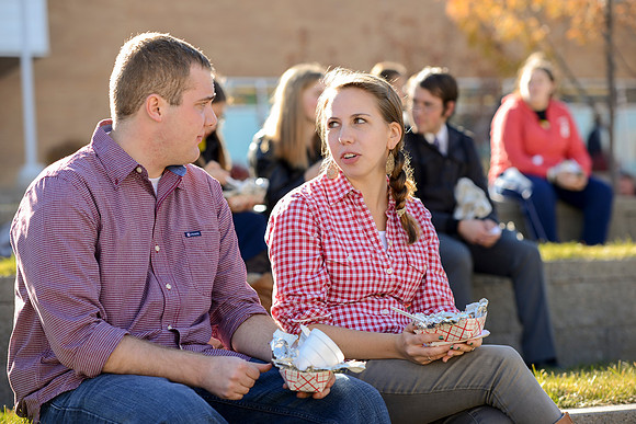 Alumni and students gather to commemorate a 125 years of Ricks College and BYU-Idaho.