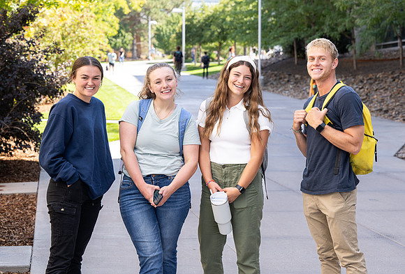 Students on Campus - Sept 2023