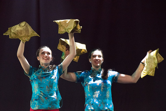 Students perform Extravadance, Spring Semester.