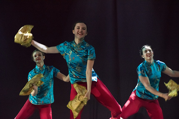 Students perform Extravadance, Spring Semester.