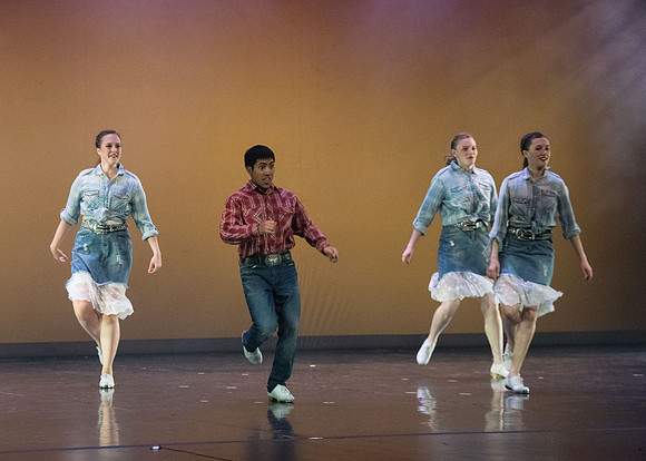 Students perform Extravadance, Spring Semester.