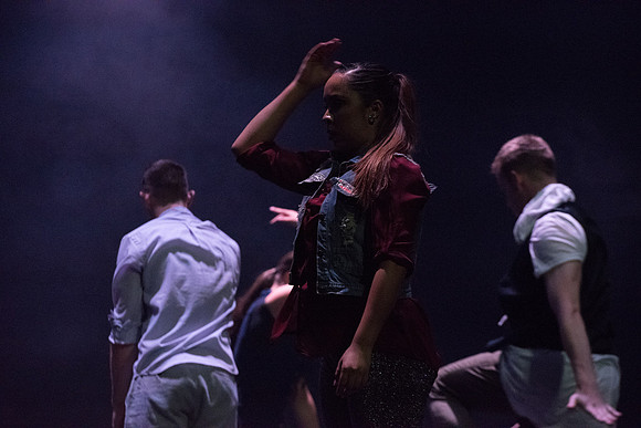 Students perform Extravadance, Spring Semester.
