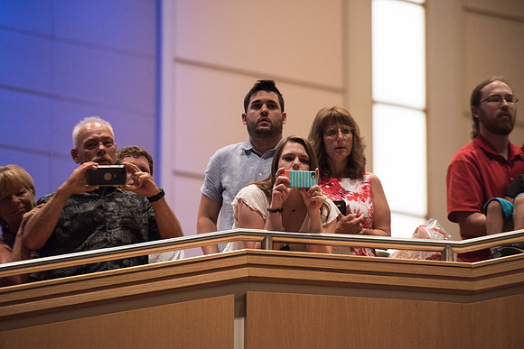 BYU-Idaho Graduation. Graduate's friends and loved ones during Commencement. Spring Semester