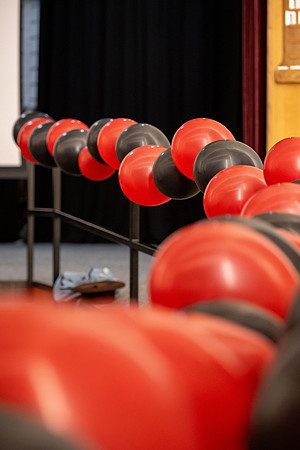 Students participate in the Better to Best workshop held by the Presentation Practice Center.