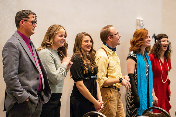 Students participate in the Better to Best workshop held by the Presentation Practice Center.