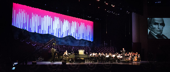 The annual Patriots and Pioneers Concert was held in June 30th at BYU-Idaho. This year’s concert features the university’s bands choirs and special guest Dallin Bayless.