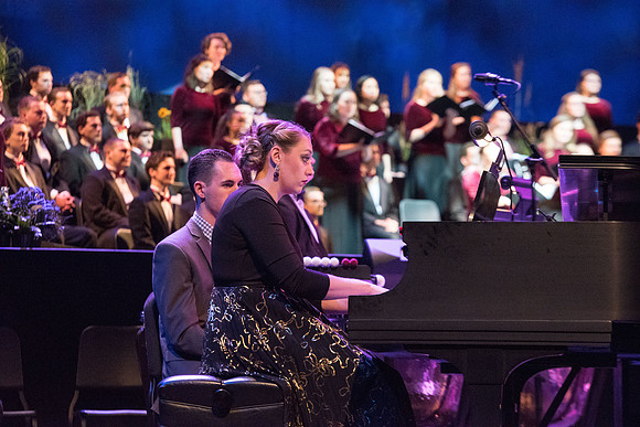 The annual Patriots and Pioneers Concert was held in June 30th at BYU-Idaho. This year’s concert features the university’s bands choirs and special guest Dallin Bayless.