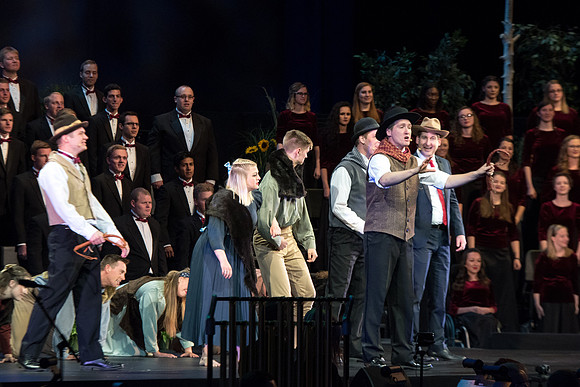 The annual Patriots and Pioneers Concert was held in June 30th at BYU-Idaho. This year’s concert features the university’s bands choirs and special guest Dallin Bayless.