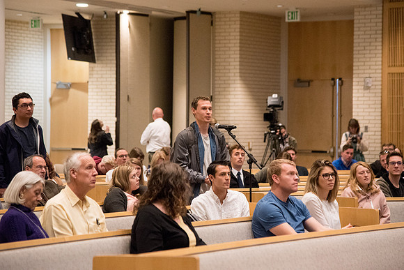 Brother Richard E. Turley, Jr speaks at the University Forum about Joseph Smith, Teenage Prophet