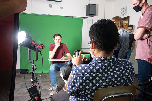 Video production of Vice President, Kelly Burgener, showing what classes will be like during Fall 2020 semester.
