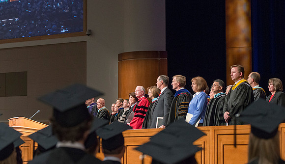 BYU-Idaho December 2013 graduation. Relief Society General President Linda K. Burton addressed the graduates.
