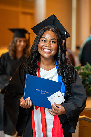 Graduates during convocation for the College of Language and Letters.